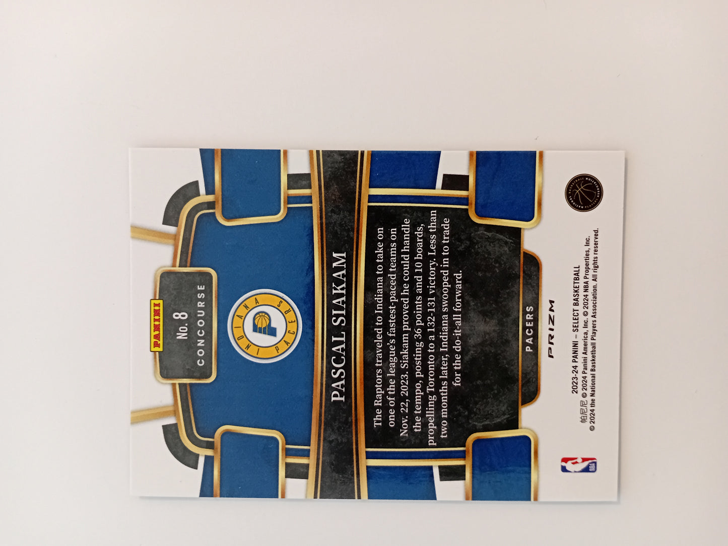 Pascal Siakam card (holo)