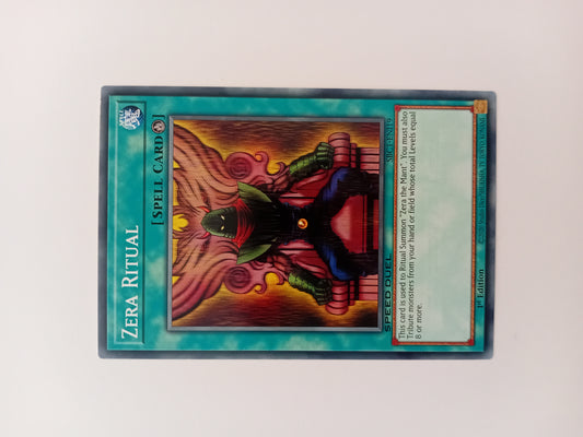 Zera Ritual card (speed duel version)