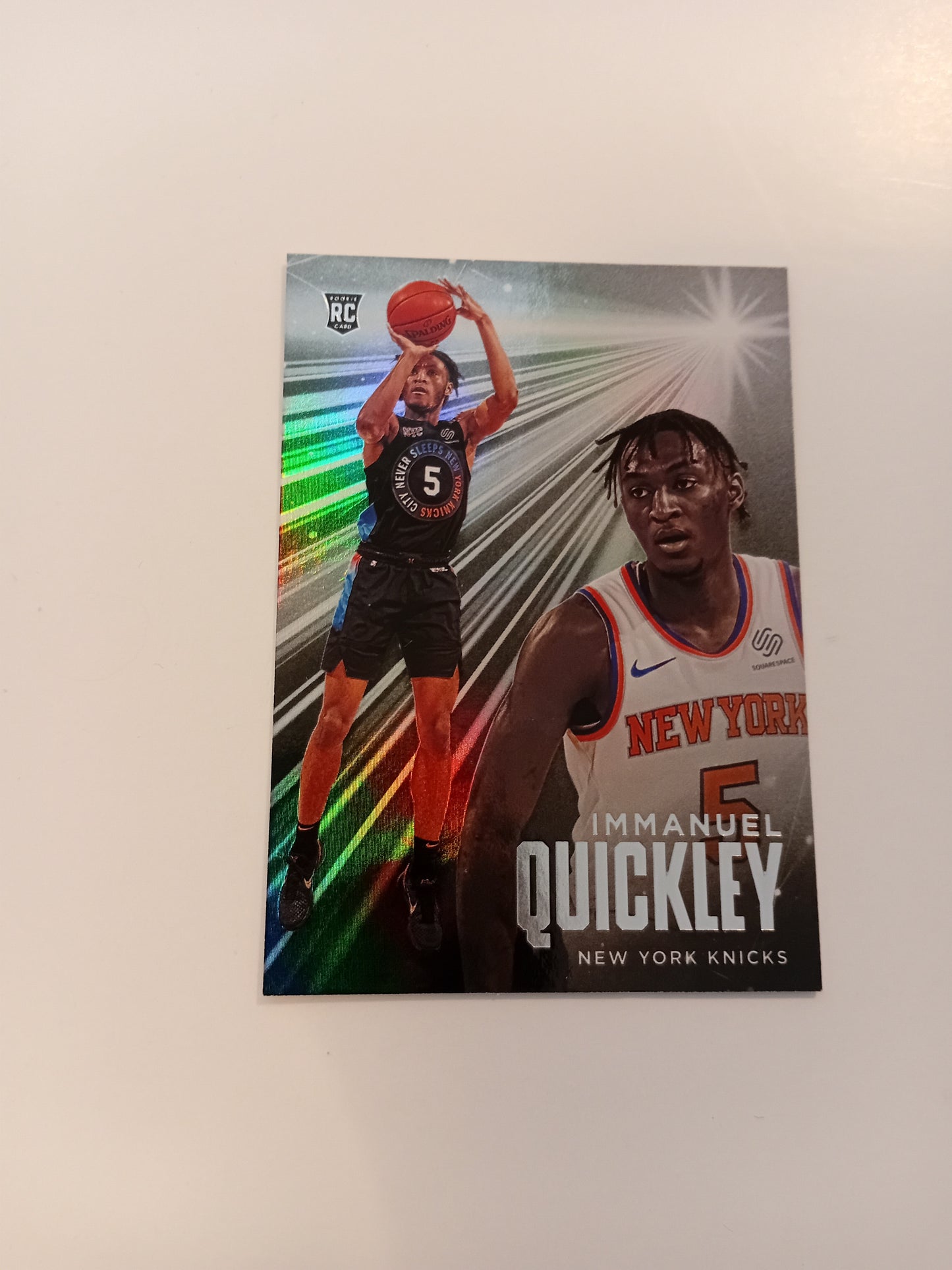 Immanuel Quickley Rookie card (holo)
