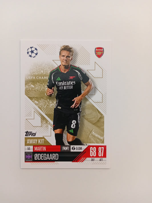 Martin Odegaard card (away kit)
