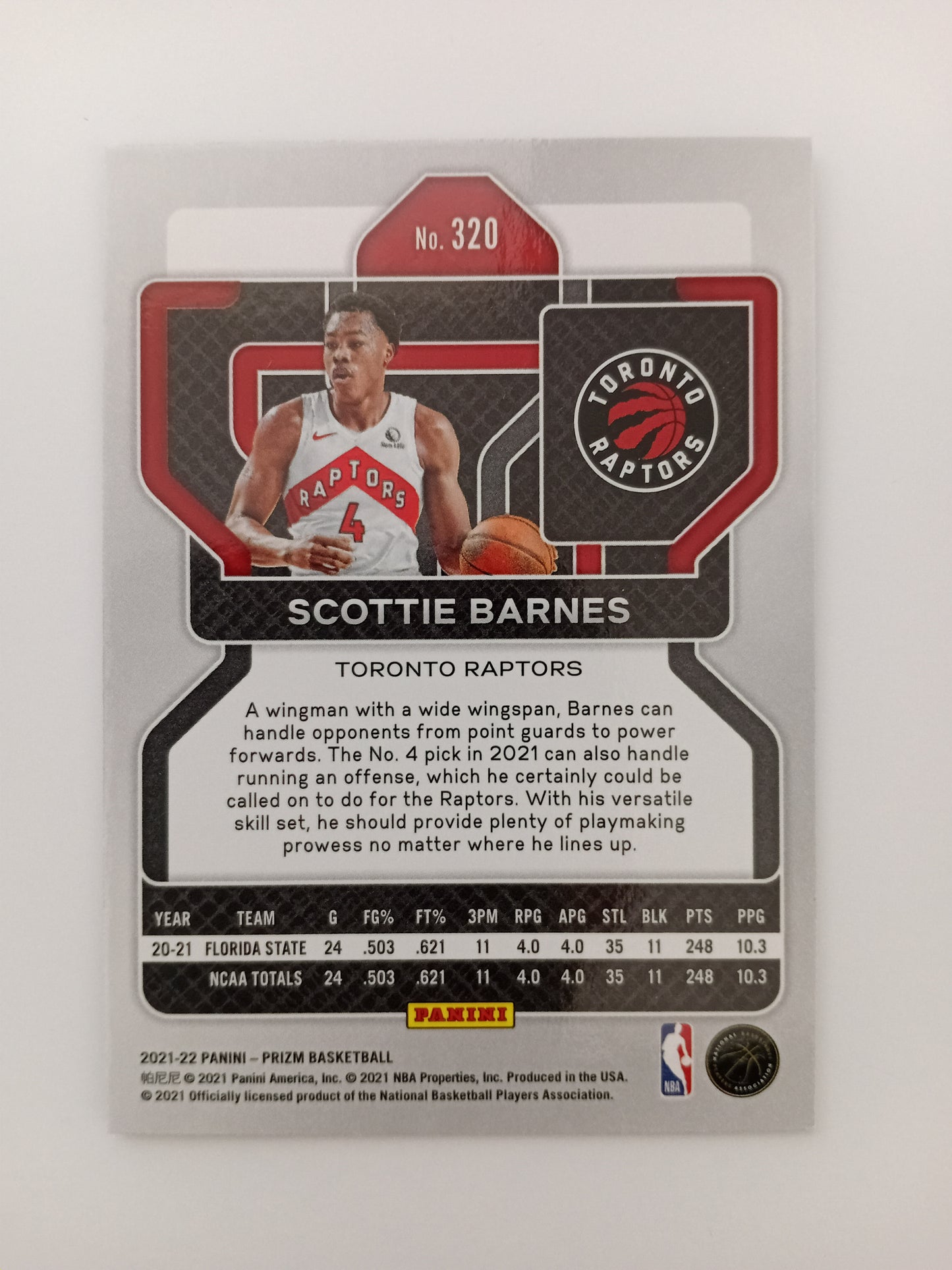 Scottie Barnes Rookie Card (holo)