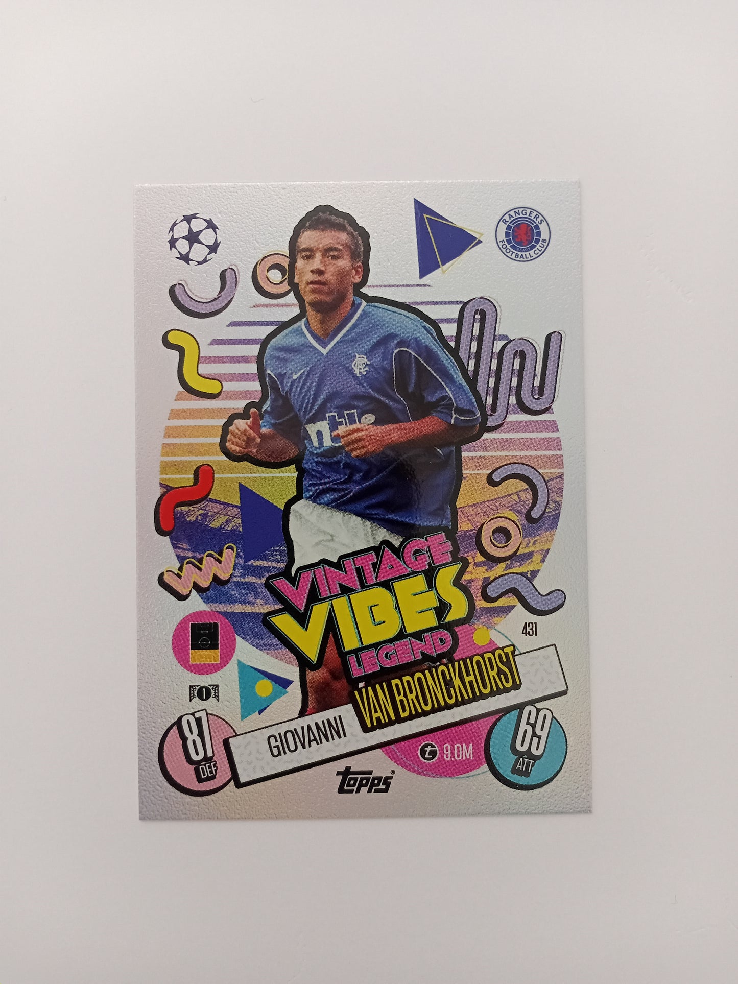 Giovanni Van Bronckhorst card (holo)
