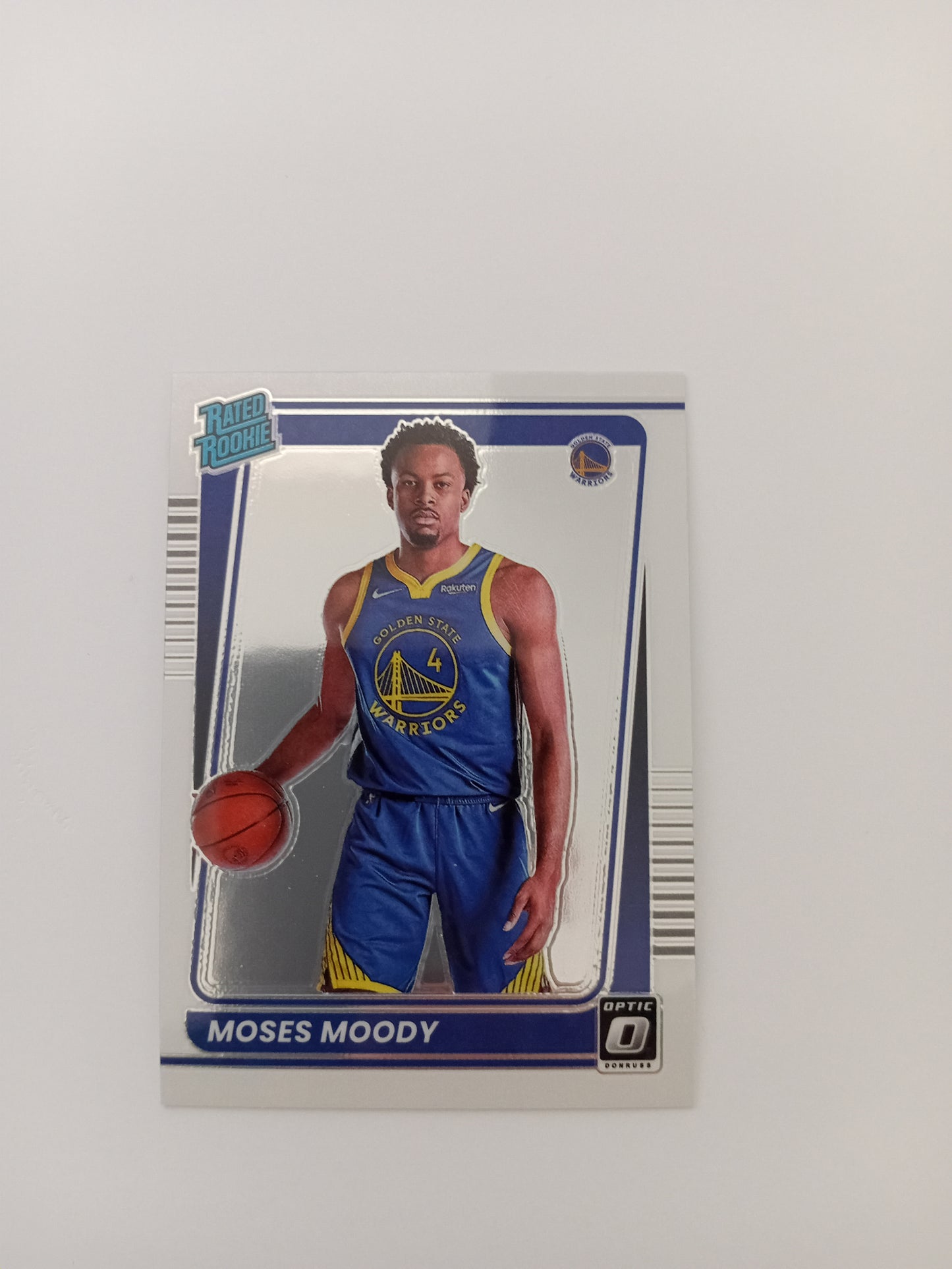 Moses Moody Rated Rookie card (holo)