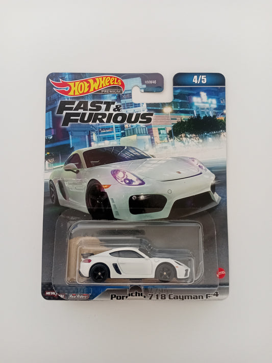 Loose Hot Wheels Premium Porsche 718 Cayman GT4