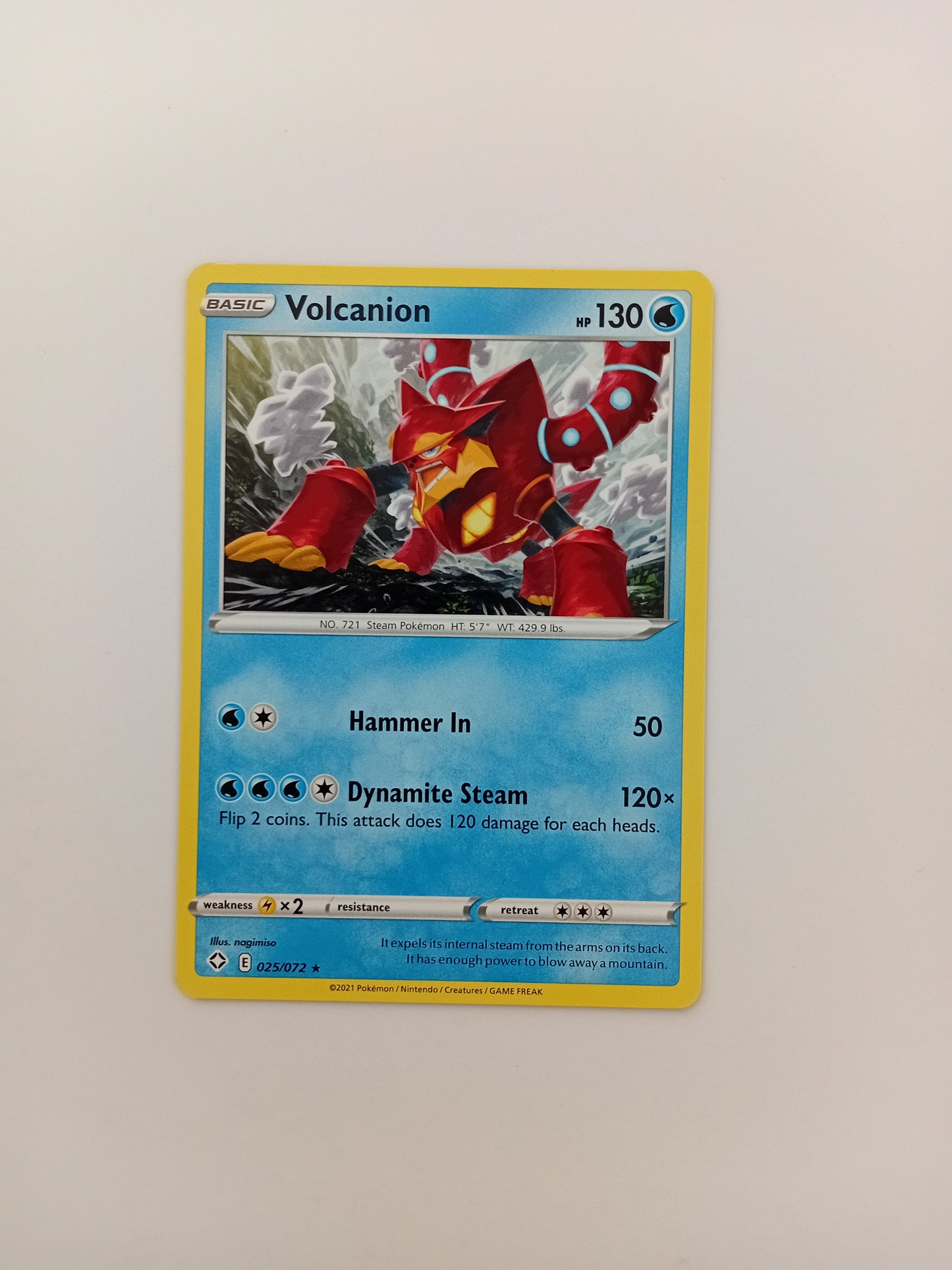 Volcanion card