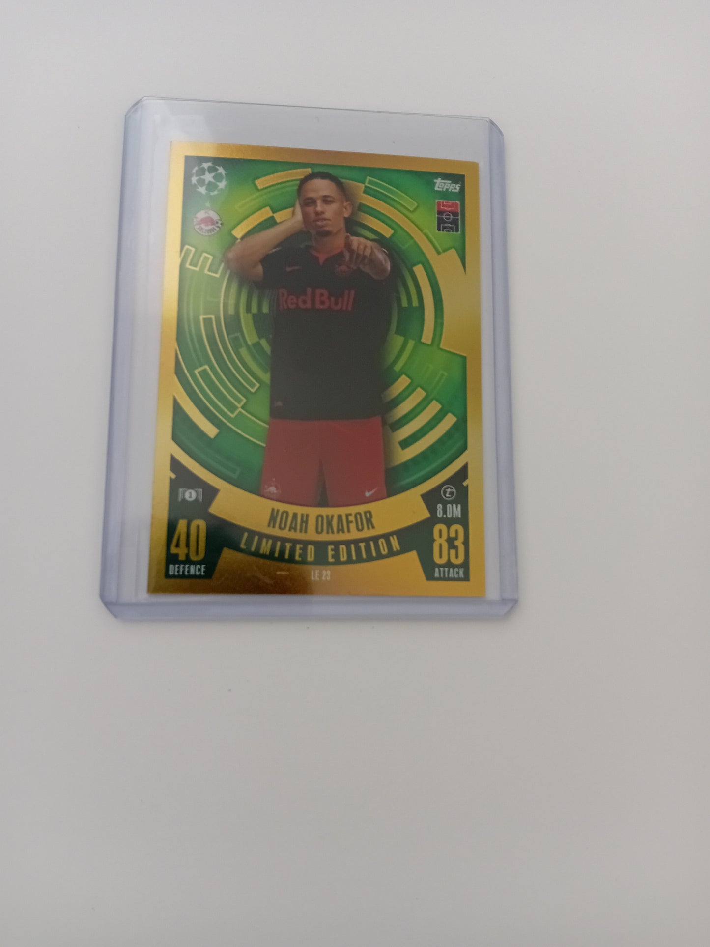 Noah Okafor card (Limited Edition, holo)