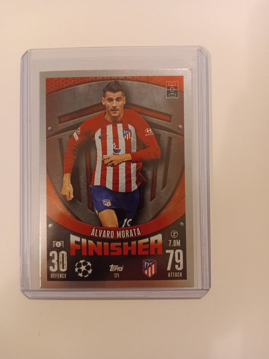 Alvaro Morata Topps Match Attax card (holo)
