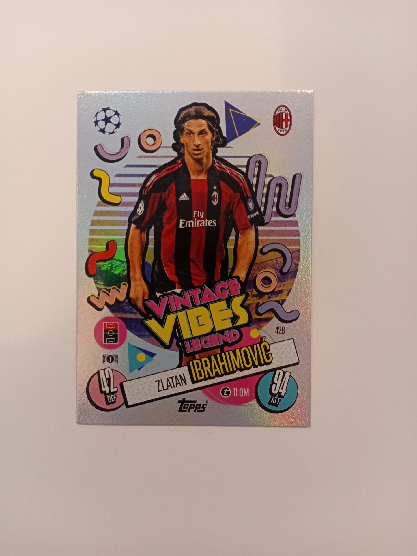 Zlatan Ibrahimovic Card (holo)
