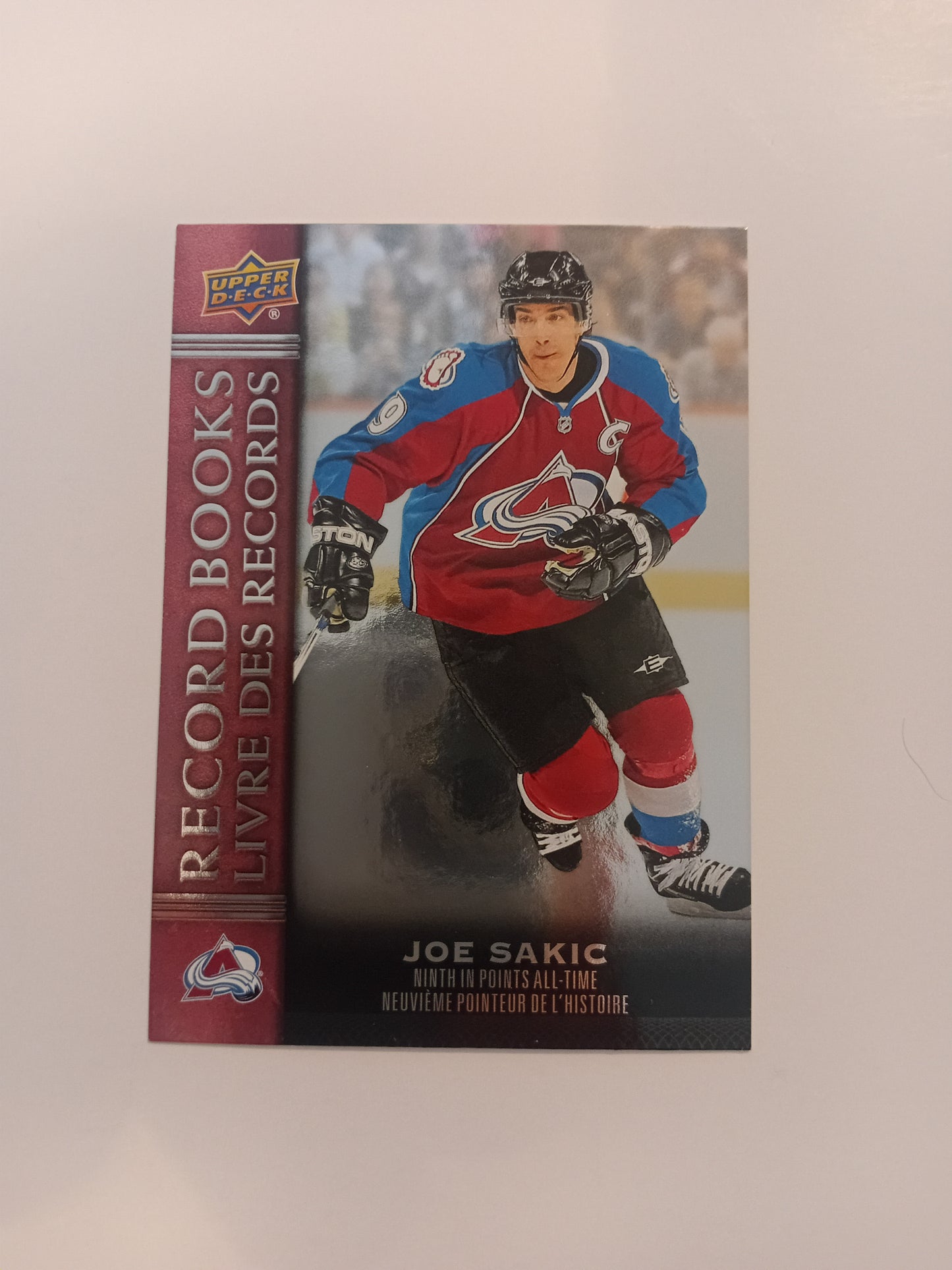 Joe Sakic Card (holo)
