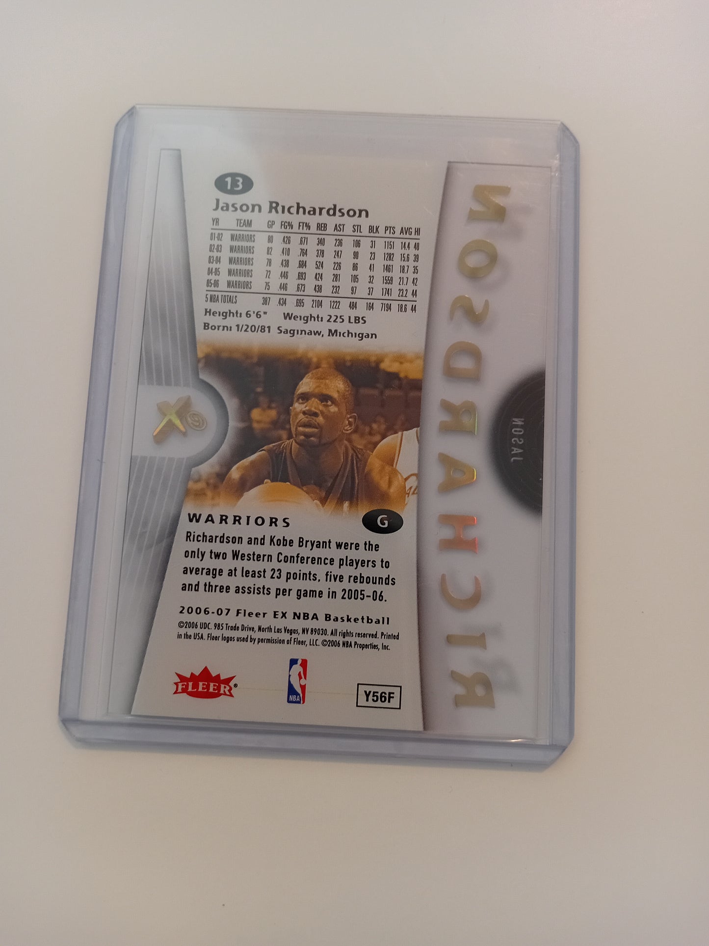 Jason Richardson card