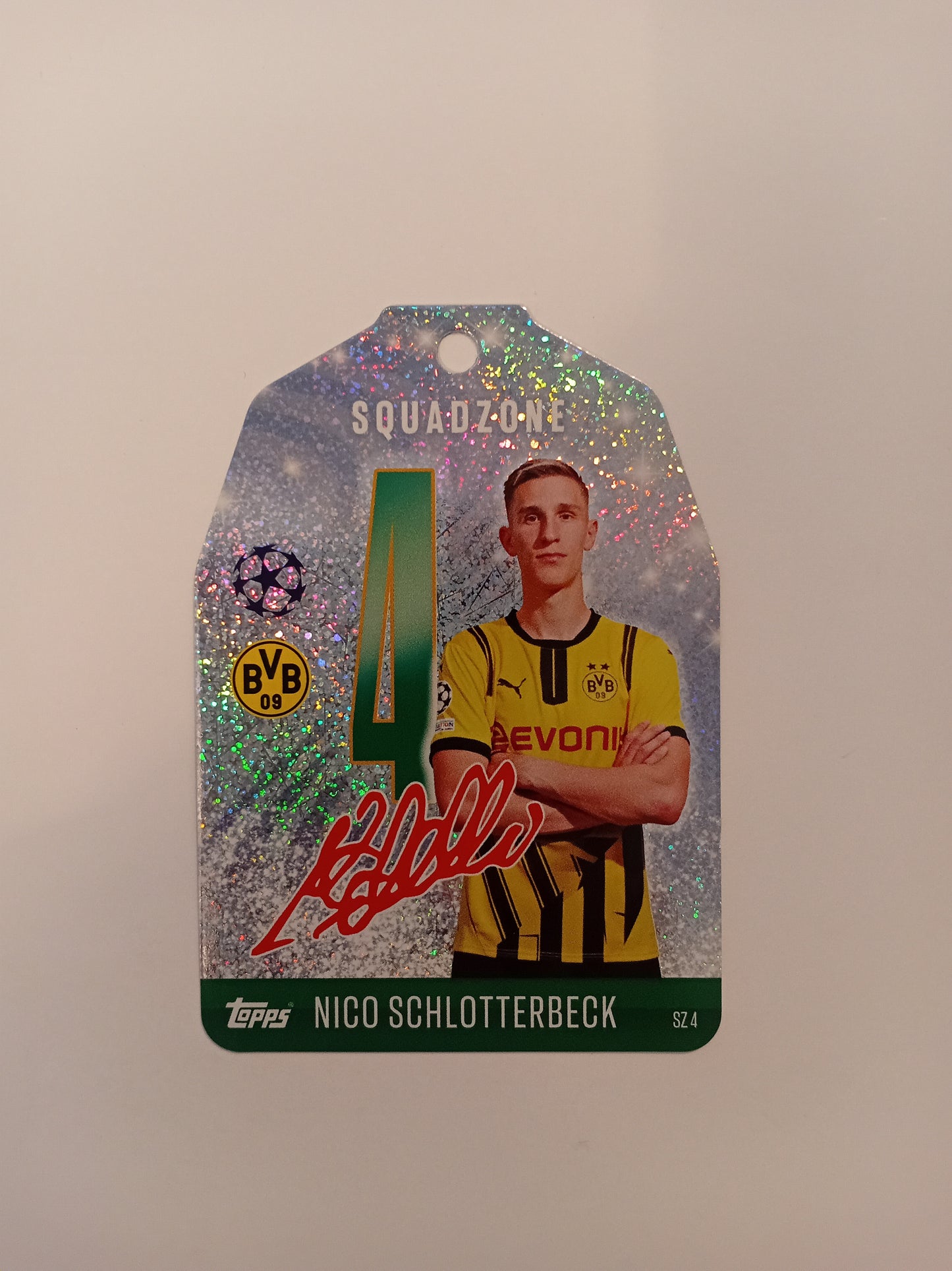 Nico Schlotterbeck Squadzone Exclusive Edition card (holo)
