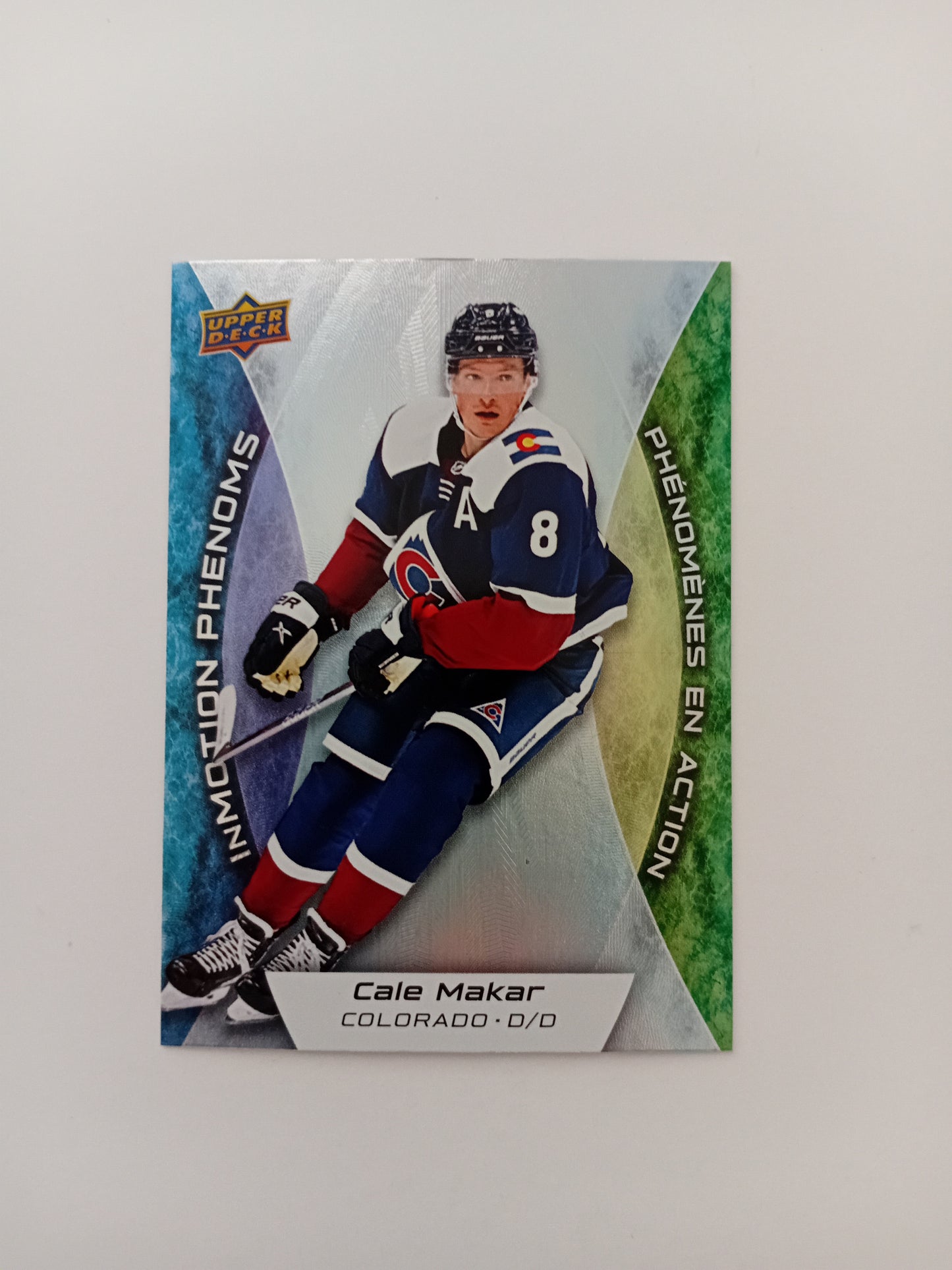 Cale Makar card (holo)