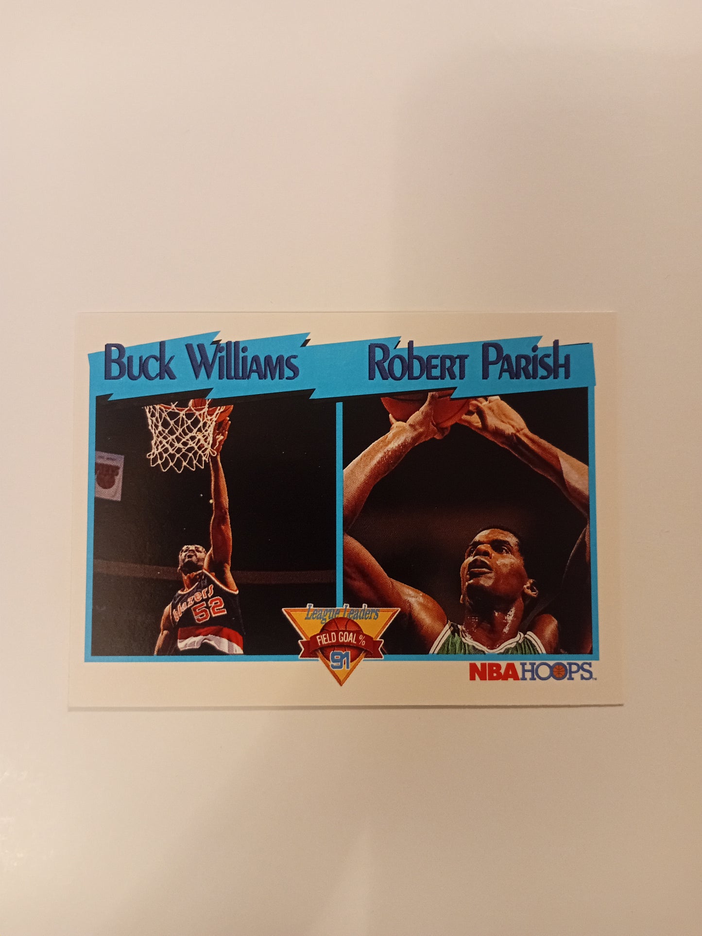 Buck Williams and Robert Parish card