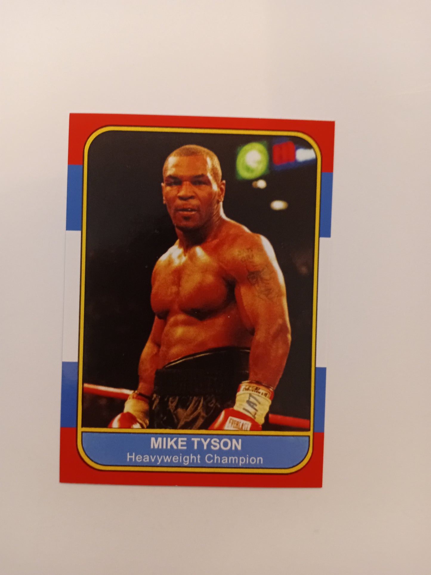 Mike Tyson Limited Edition Card