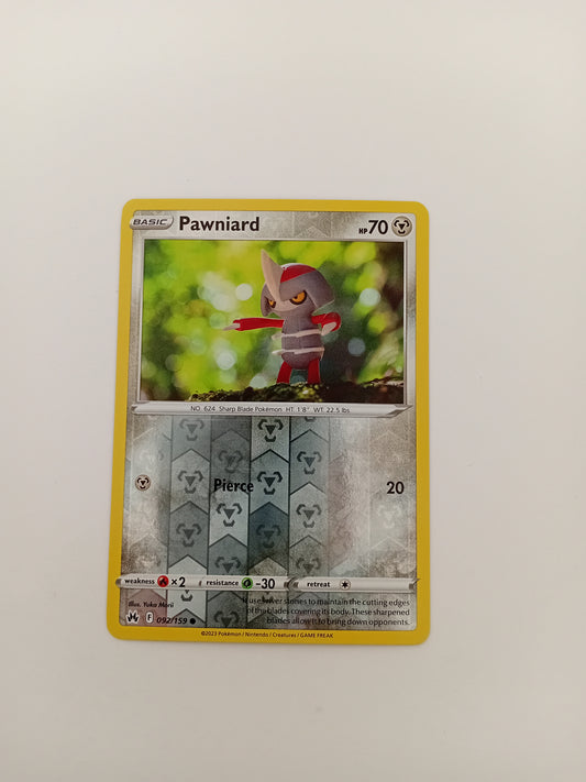 Pawniard card (reverse holo)