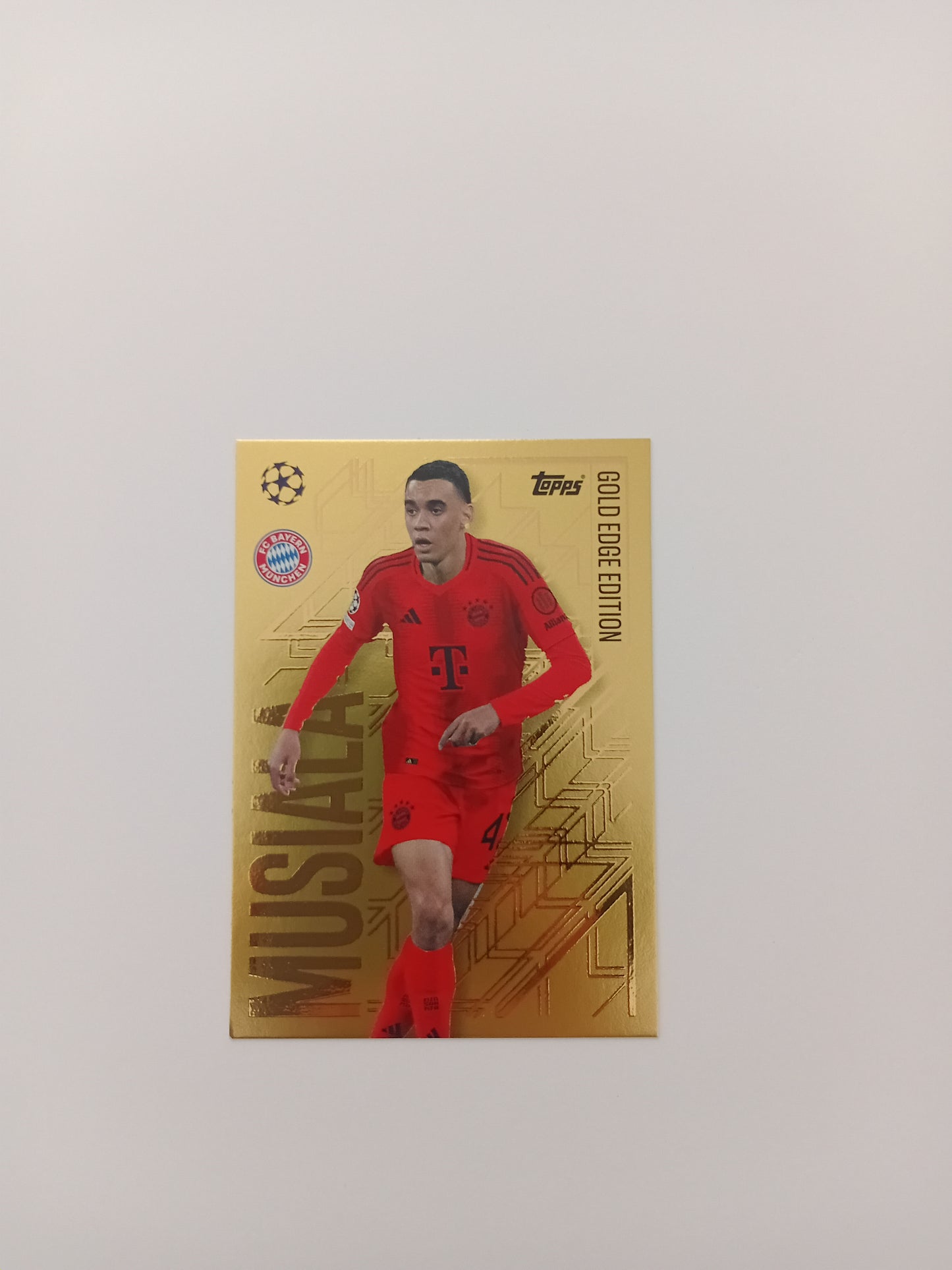 Jamal Musiala Gold Edge Edition card (holo)