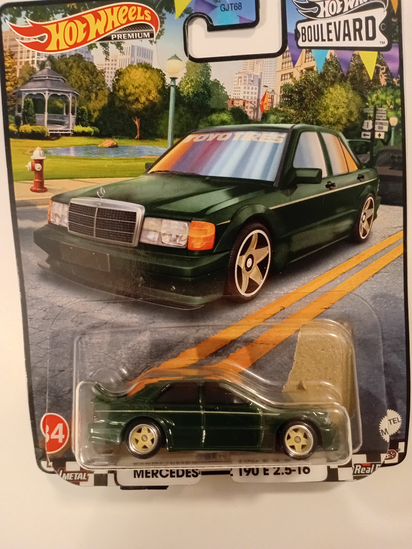 Loose Hot Wheels Premium Mercedes 190E 2.5-16