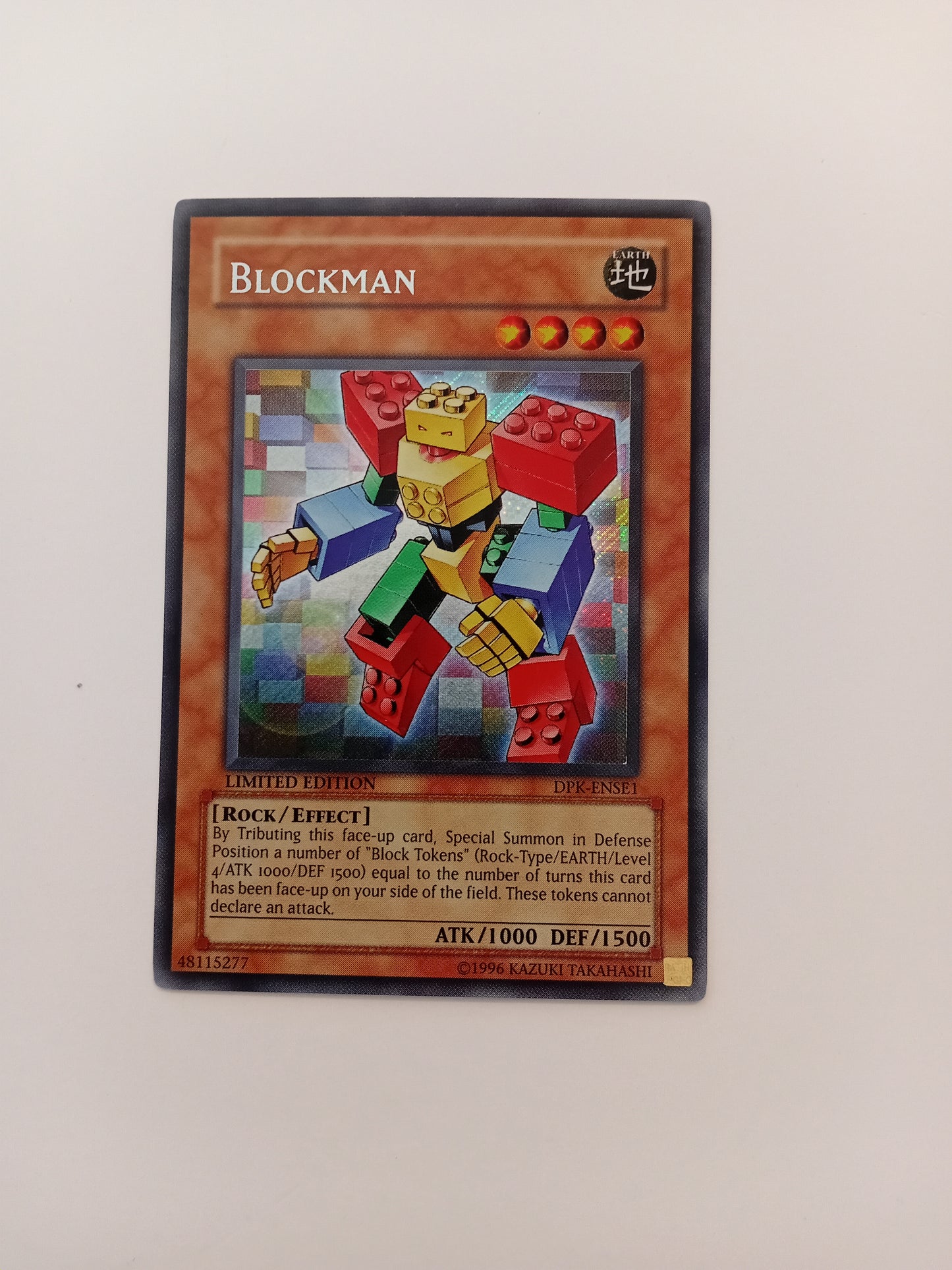 Blockman card (Limited Edition, holo)