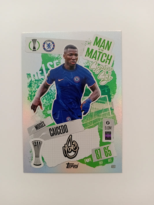 Moises Caicedo card (holo)