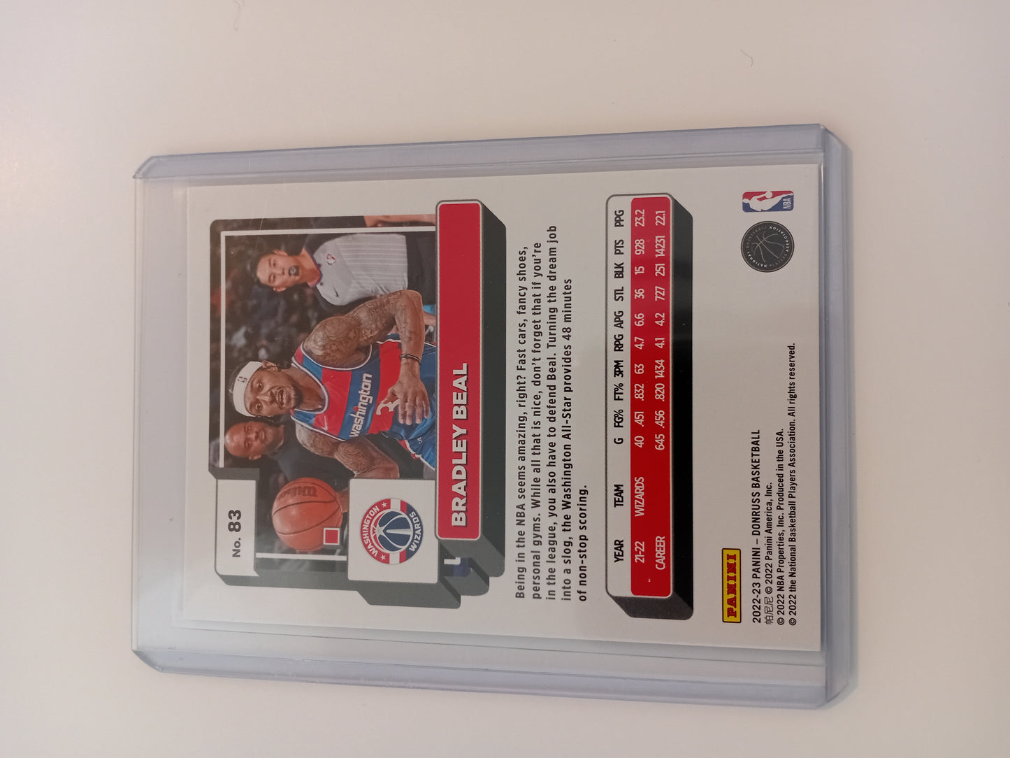 Bradley Beal card (holo)