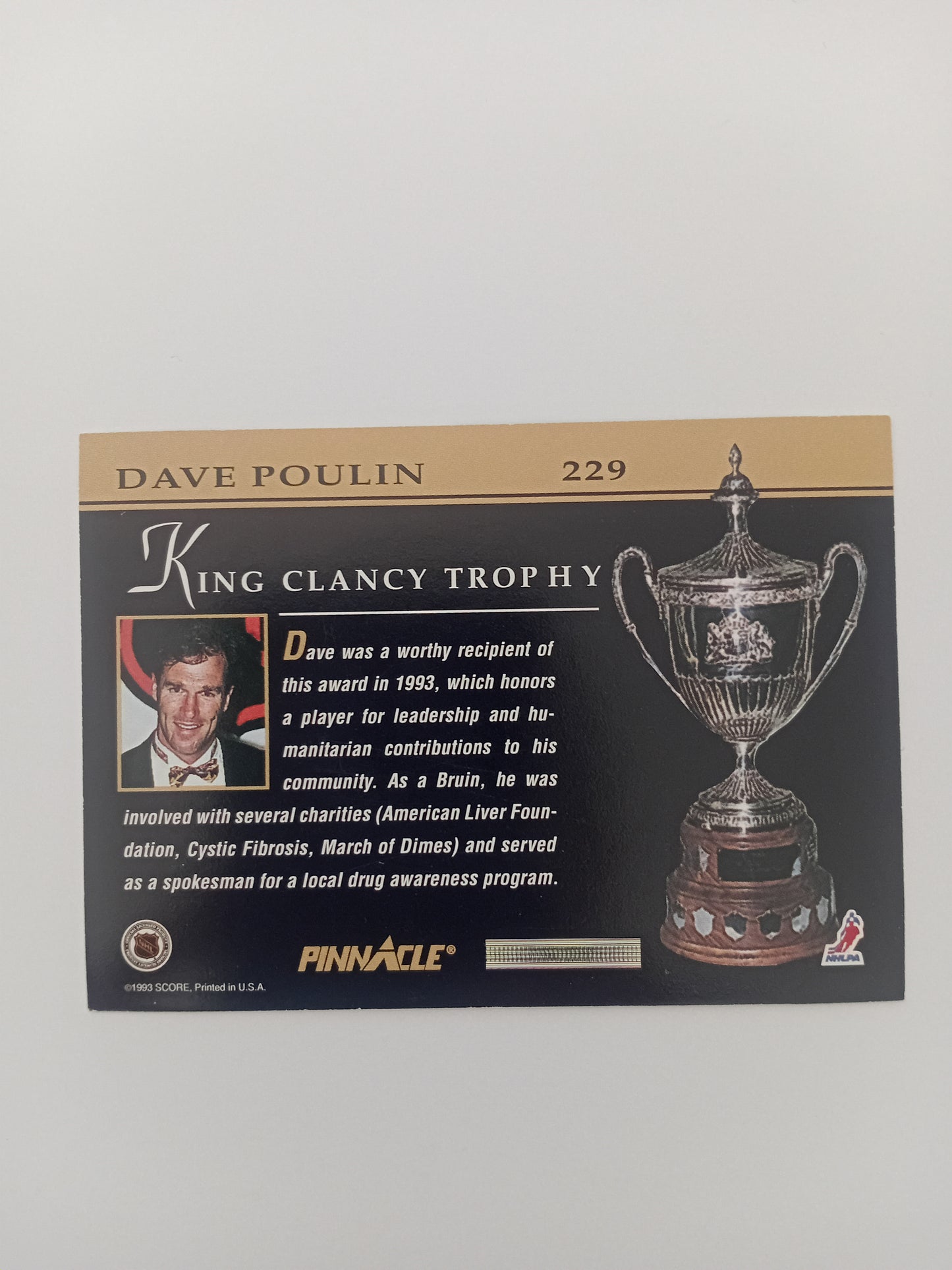 Dave Poulin card