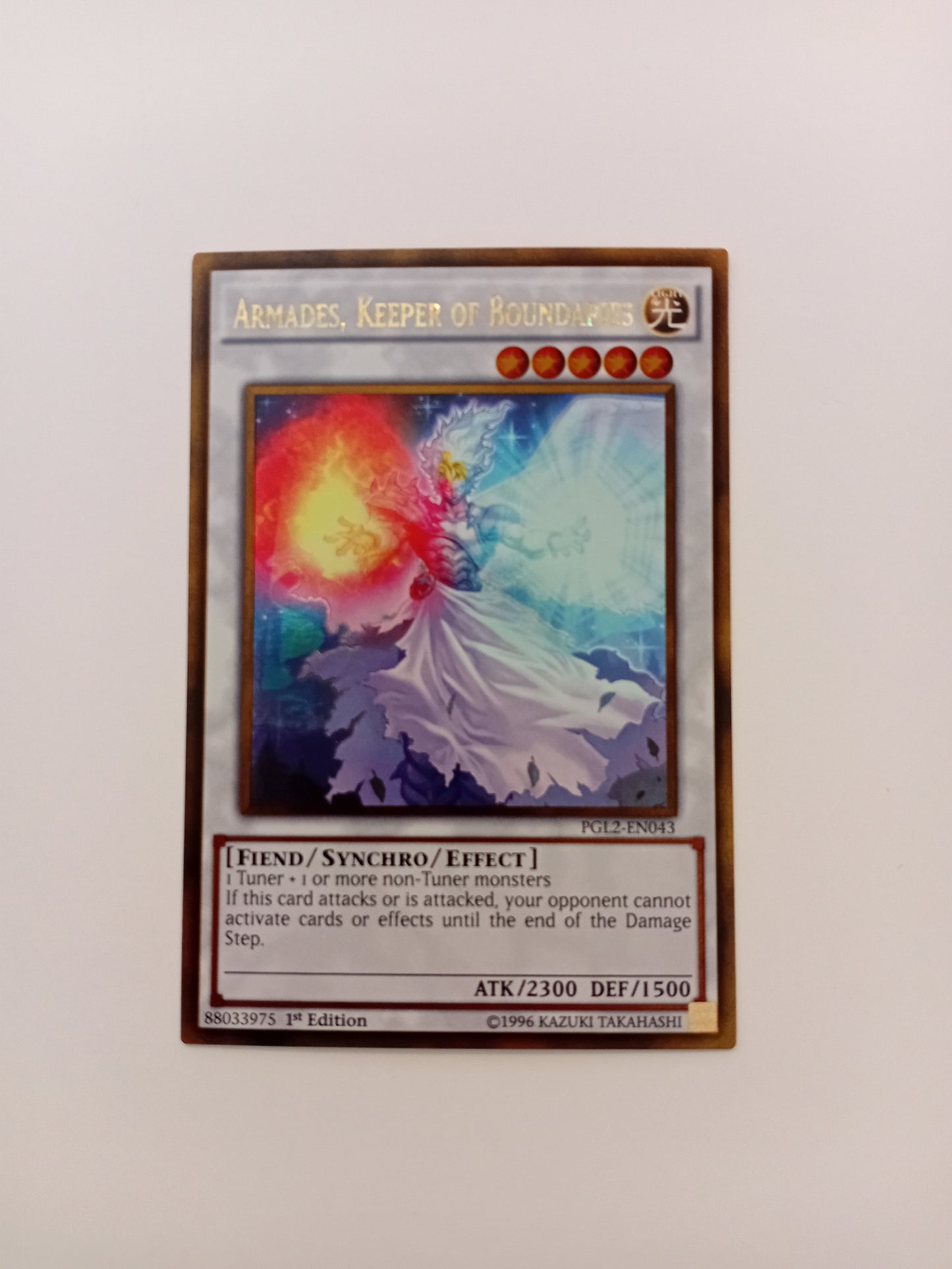 Armades, Keeper of Boundaries card (holo)