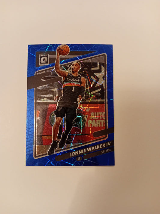 Lonnie Walker IV Blue Velocity Prizm card (holo)