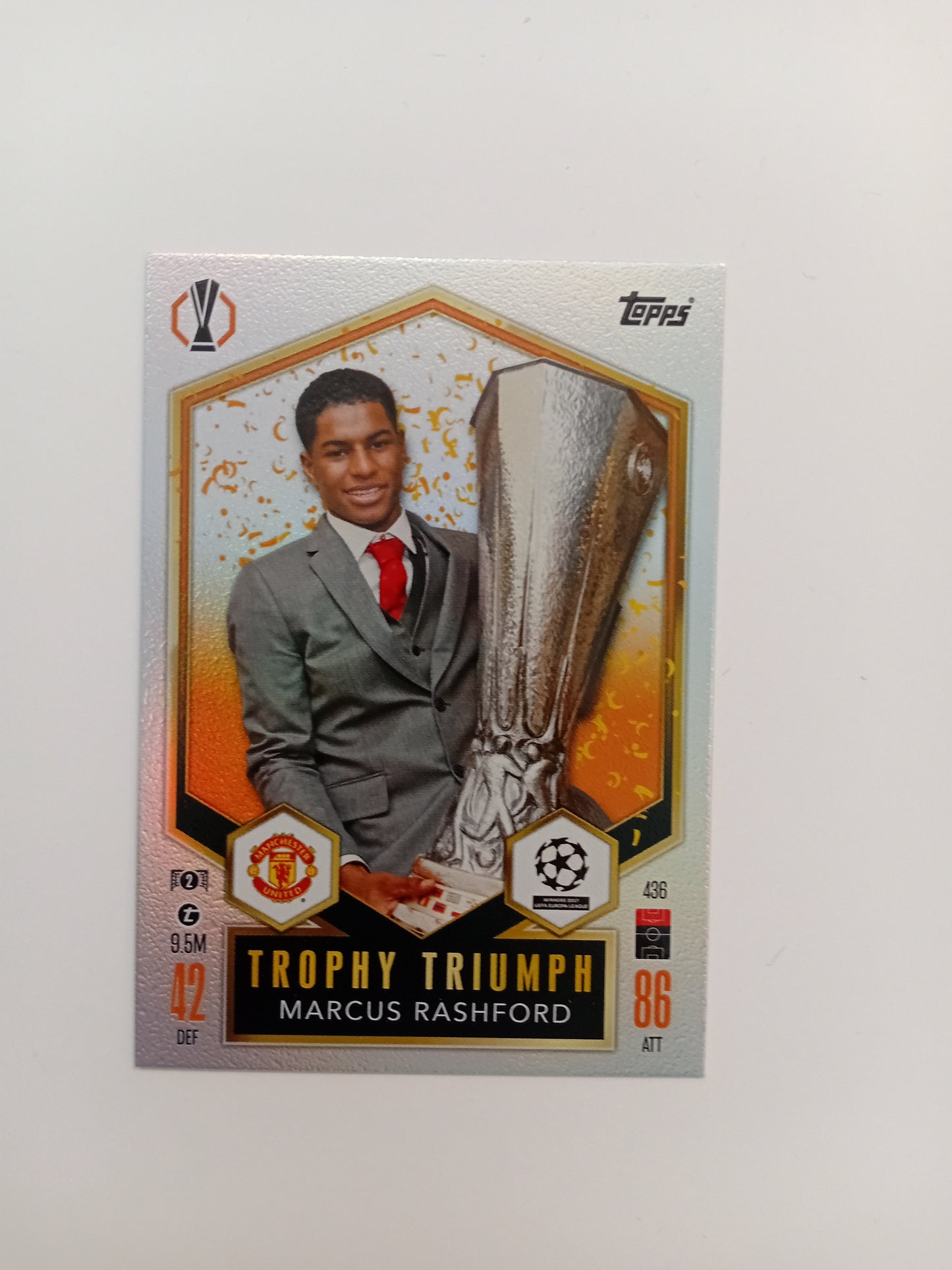Marcus Rashford card (holo)