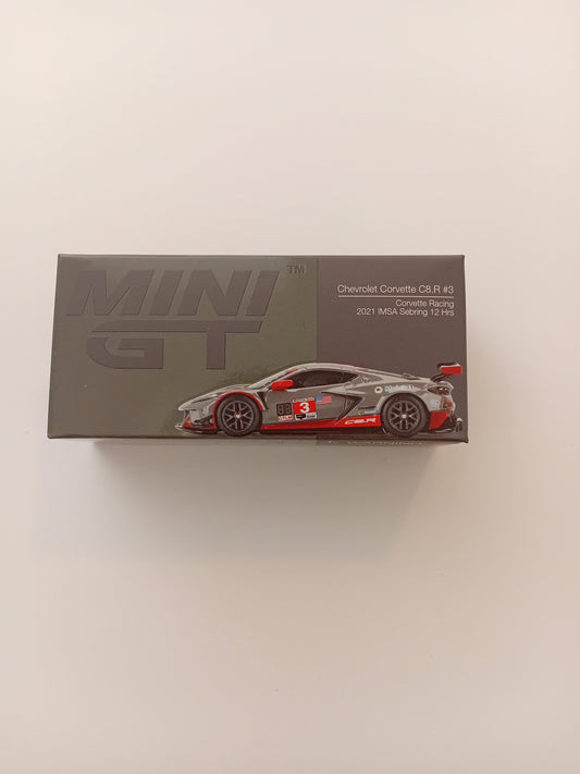 Mini GT Corvette C8.R #3 2021 IMSA Sebring 12 Hours