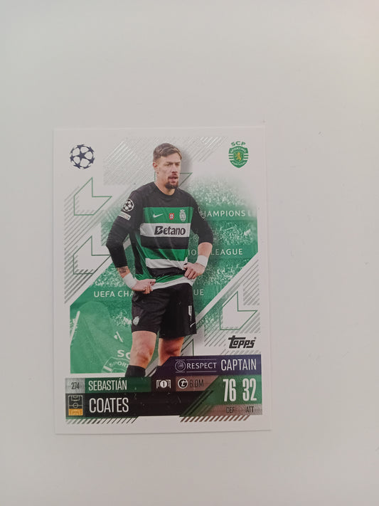 Sebastian Coates card (holo)