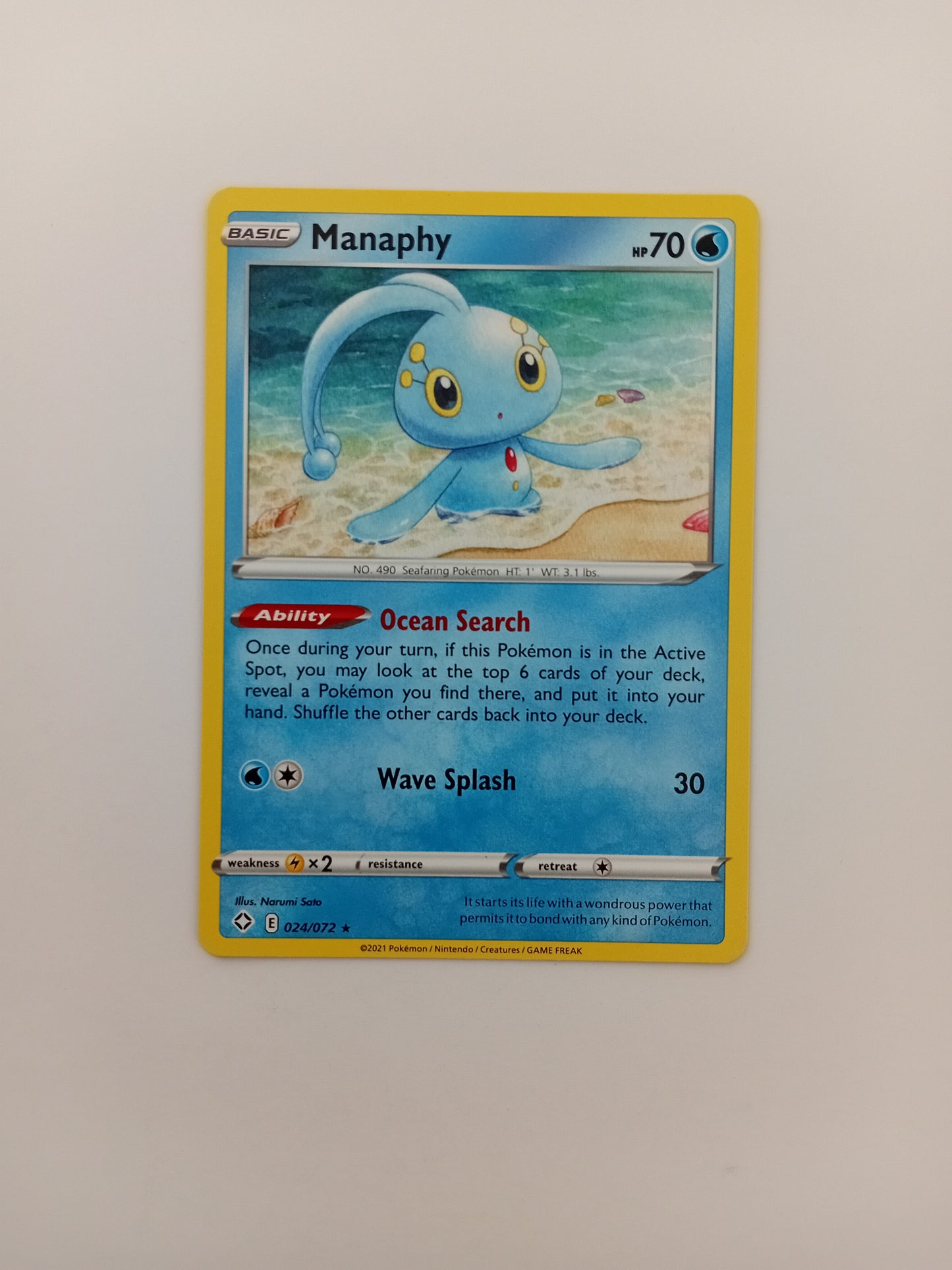 Manaphy card