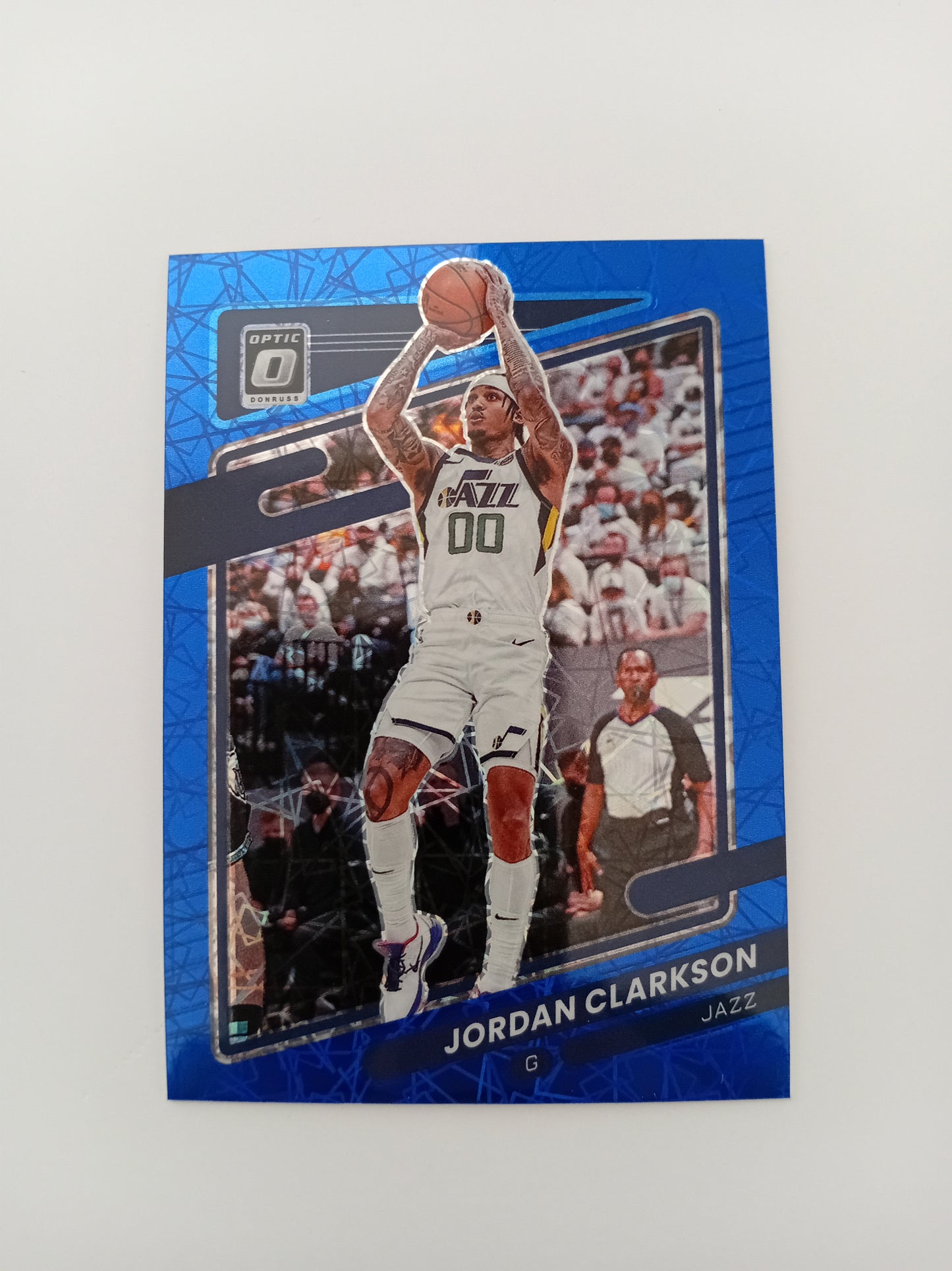 Jordan Clarkson Blue Velocity Prizm card (holo)