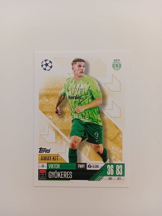 Viktor Gyokeres card (away kit)