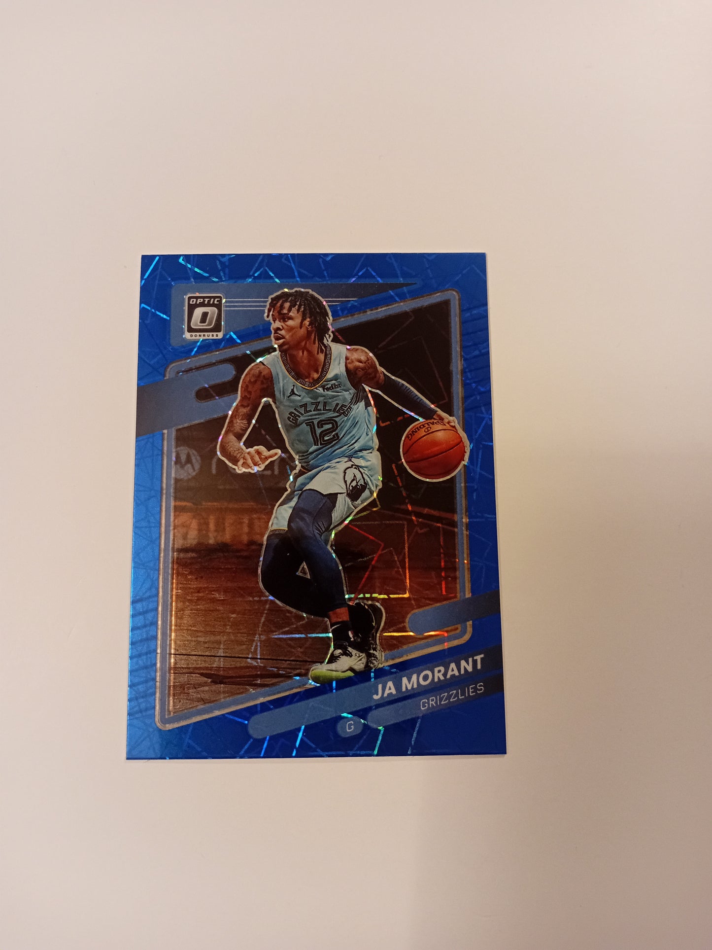 Ja Morant Blue Velocity Prizm card (holo)