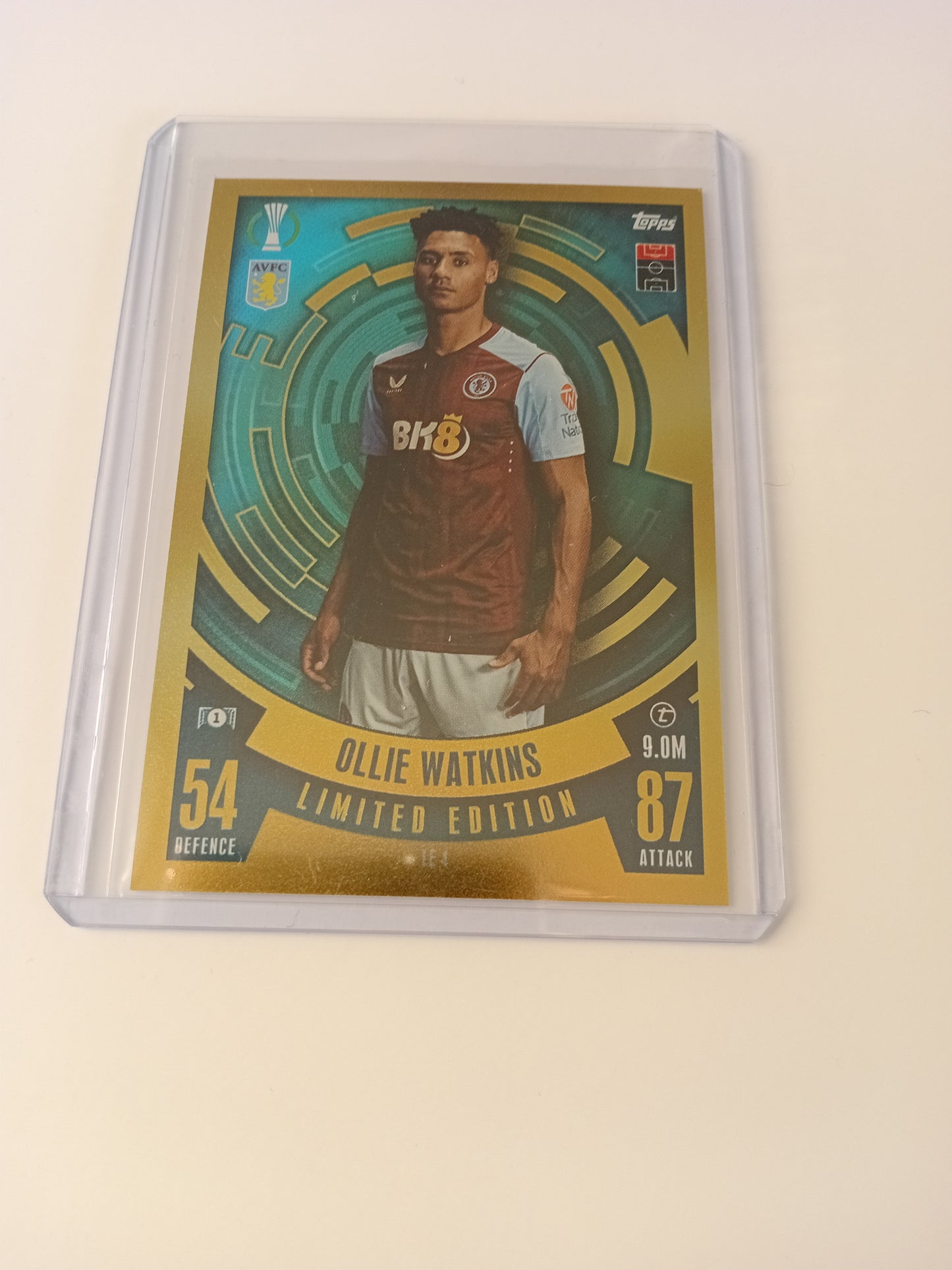 Ollie Watkins (limited edition) card